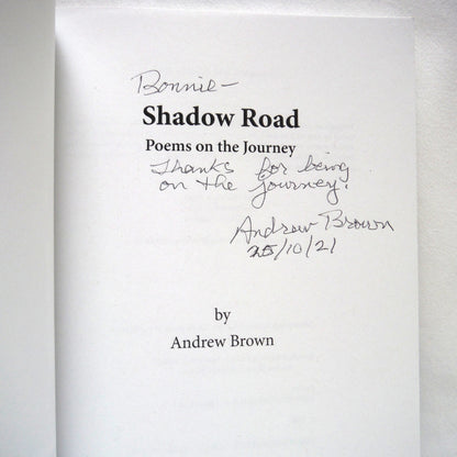 SHADOW ROAD, Poems by Andrew Brown (1st Ed. SIGNED)