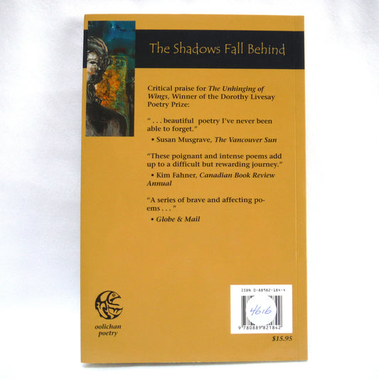 THE SHADOWS FALL BEHIND, Poems by Margo Button (2000 1st Ed.)