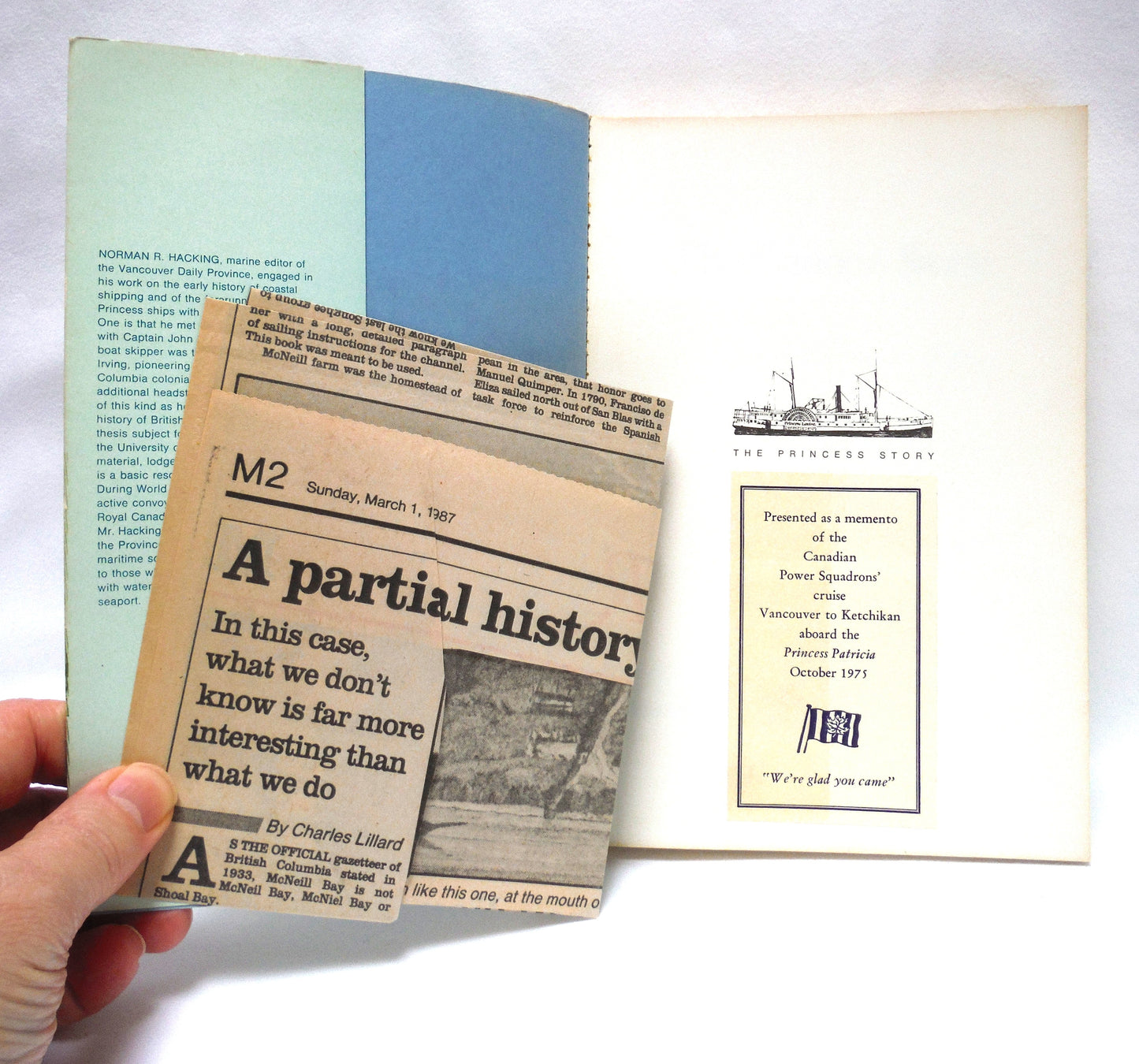 THE PRINCESS STORY, A Century and a Half of West Coast Shipping, by Norman R. Hacking and W. Kaye Lamb (1974 1st Ed.)