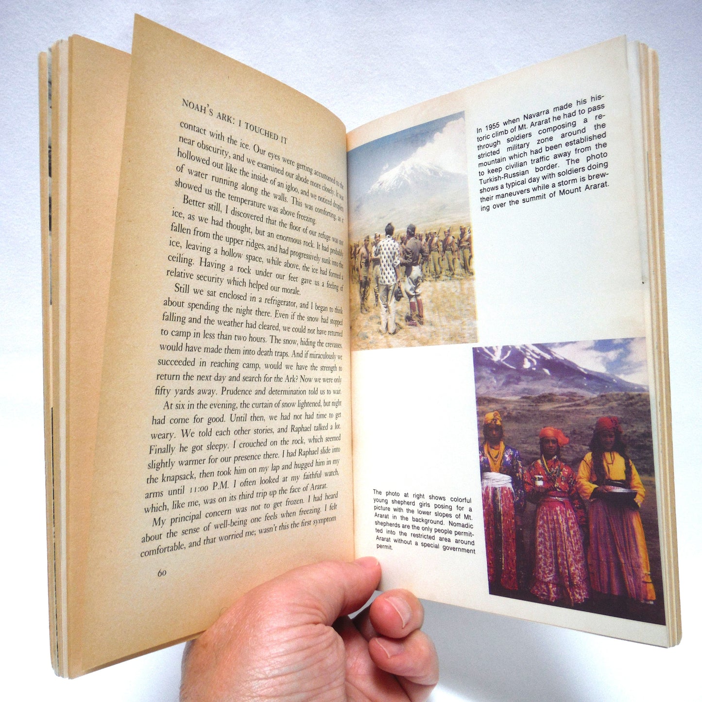 NOAH'S ARKS: I TOUCHED IT, by Fernand Navarra, Edited with Dave Balsiger (1974 1st Ed.)