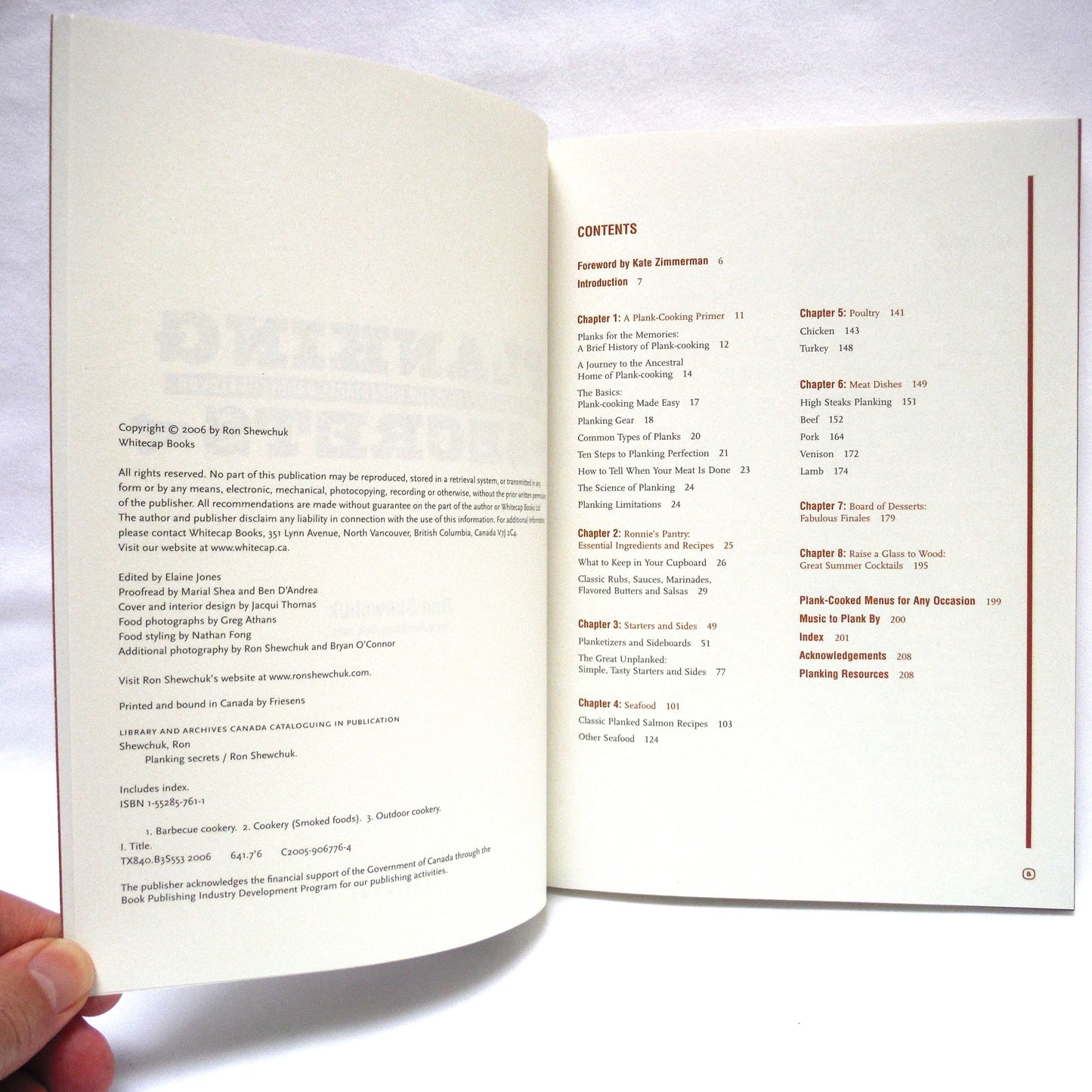 PLANKING SECRETS, How To Grill With Wooden Planks For Unbeatable Barbecue Flavor, by Ron Shewchuck (2006 1st Ed.)