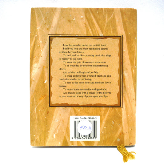 THE PROPHET, By Kahlil Gibran, 1993