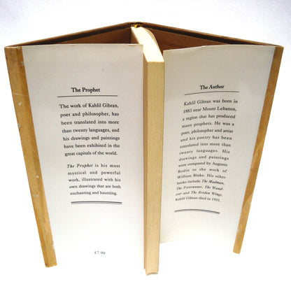 THE PROPHET, By Kahlil Gibran, 1993