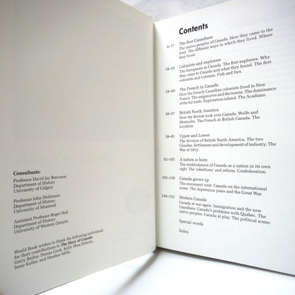 THE STORY OF CANADA, A Childcraft Title by World Book Incorporated (1995 1st Ed.)