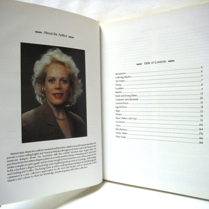 THE COLLECTOR'S ENCYCLOPEDIA OF MAJOLICA, An Identification and Value Guide, by Mariann Katx-Marks (1992 1st Ed.)