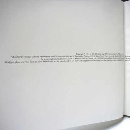 THE ARCTIC: Photography and Text by Fred Bruemmer, and The Montreal Star (1974 1st Ed.)