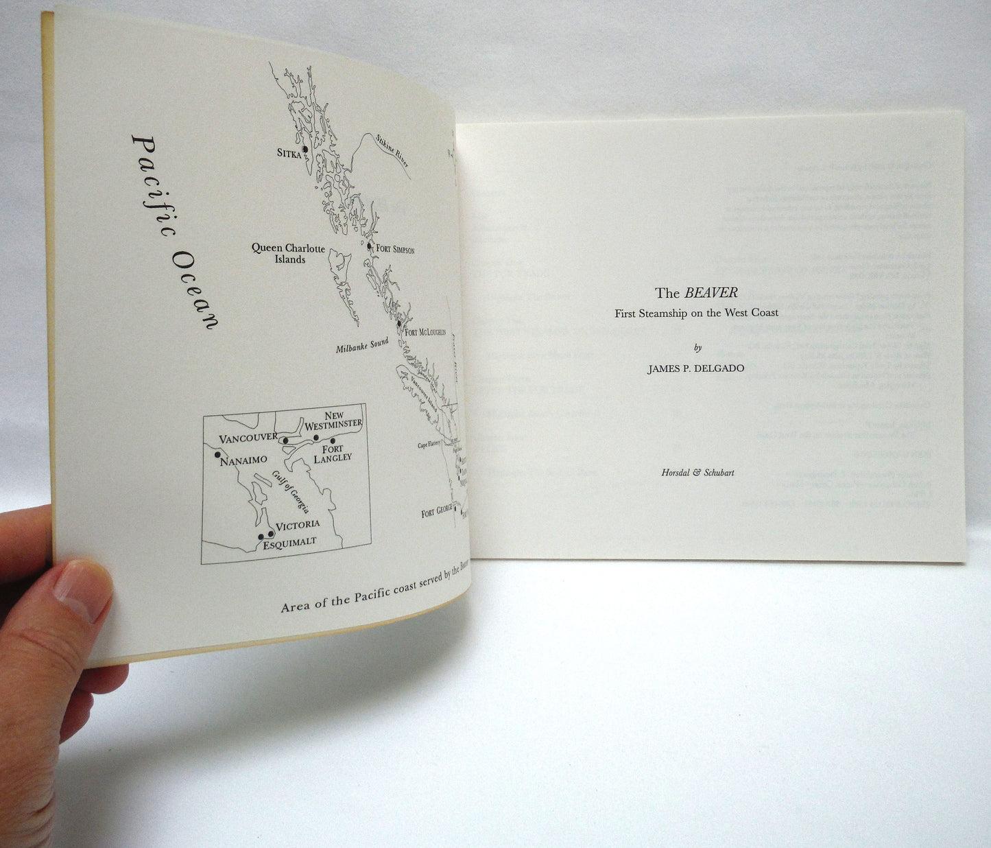 THE BEAVER, First Steamship on the West Coast, by James P. Delgado (1993 1st Ed.)