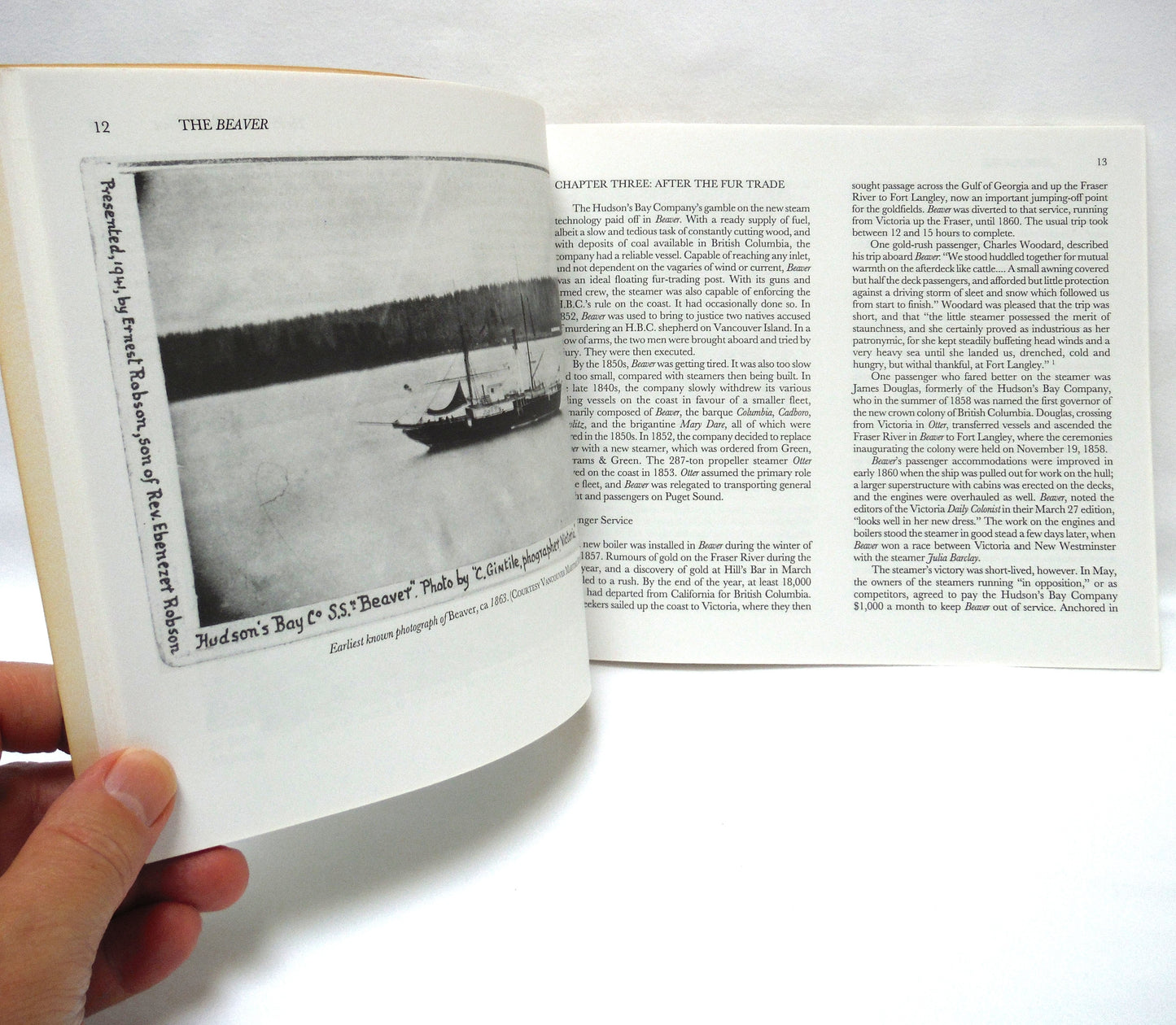 THE BEAVER, First Steamship on the West Coast, by James P. Delgado (1993 1st Ed.)