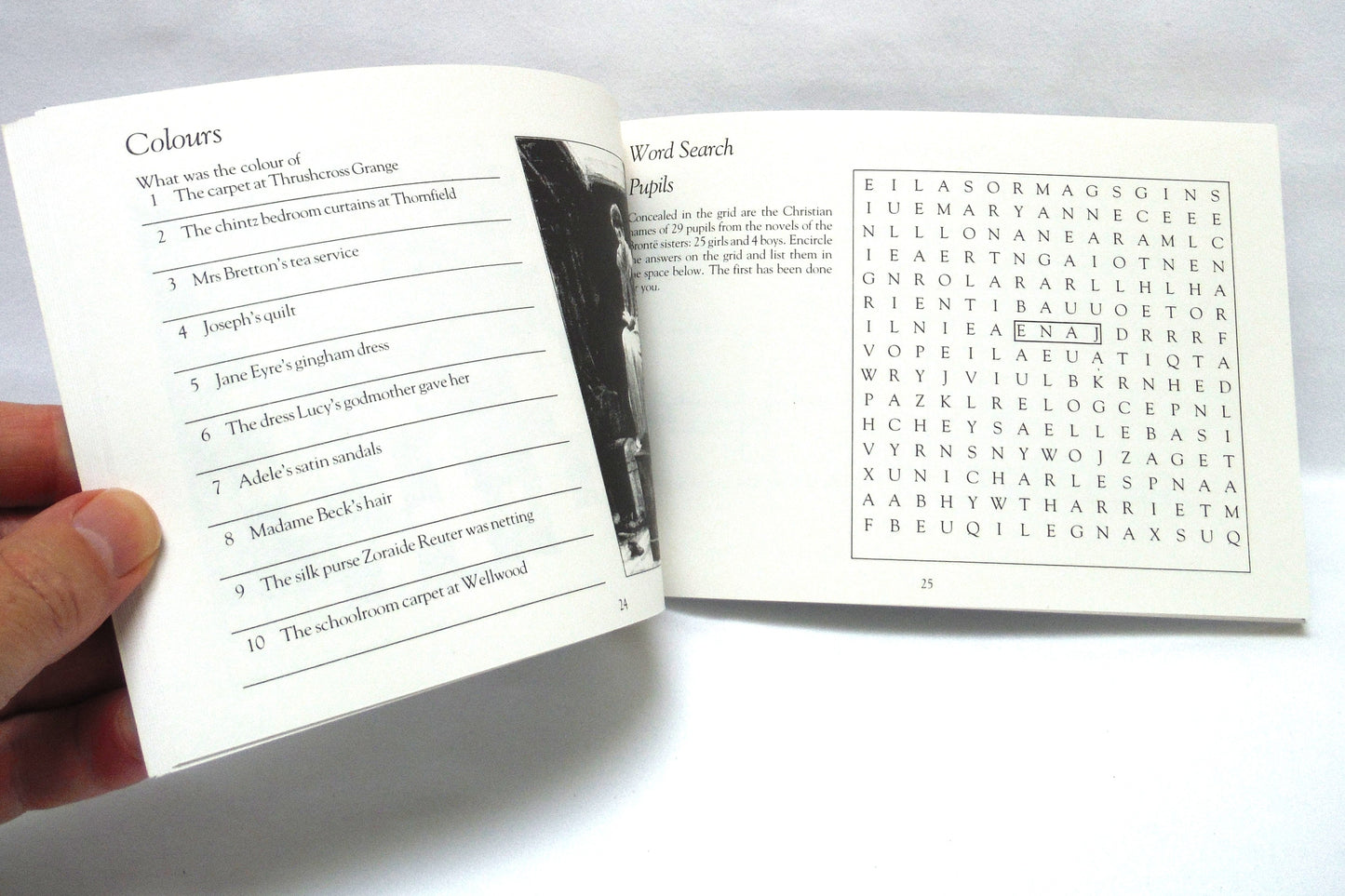 THE BRONTË SISTERS QUIZ AND PUZZLE BOOK, By Maggie Lane (1983 1st Ed.) BRAND NEW OLD STOCK!