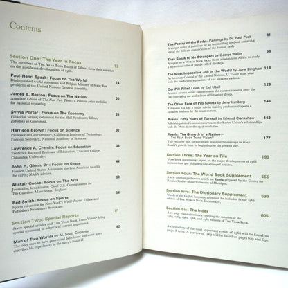 THE 1967 WORLD BOOK YEAR BOOK: 'A Review of the Events of 1966' by The World Book Encyclopedia (1967 1st Ed.)