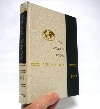 THE 1967 WORLD BOOK YEAR BOOK: 'A Review of the Events of 1966' by The World Book Encyclopedia (1967 1st Ed.)