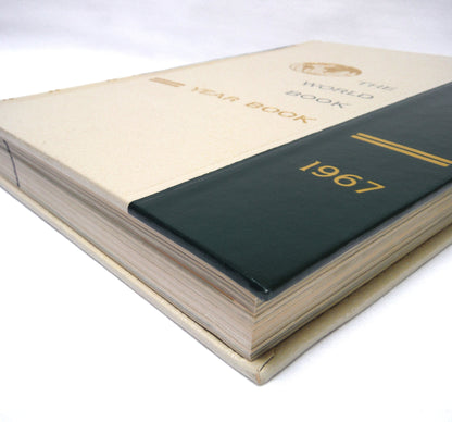 THE 1967 WORLD BOOK YEAR BOOK: 'A Review of the Events of 1966' by The World Book Encyclopedia (1967 1st Ed.)