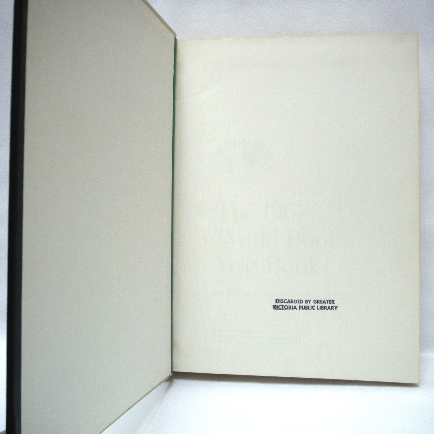 THE 1967 WORLD BOOK YEAR BOOK: 'A Review of the Events of 1966' by The World Book Encyclopedia (1967 1st Ed.)