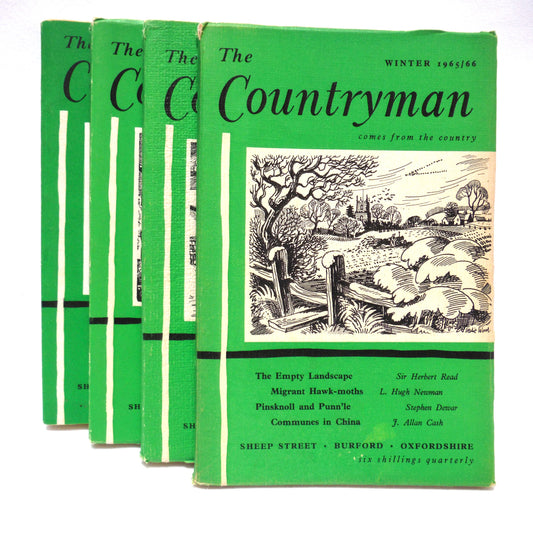 THE COUNTRYMAN, COMES FROM THE COUNTRY, Quarterly Magazine Booklet from Great Britain, by The Bradbury Agnew Press Limited: A PAUL'S SPECIAL 4-PACK OF BOOKS!