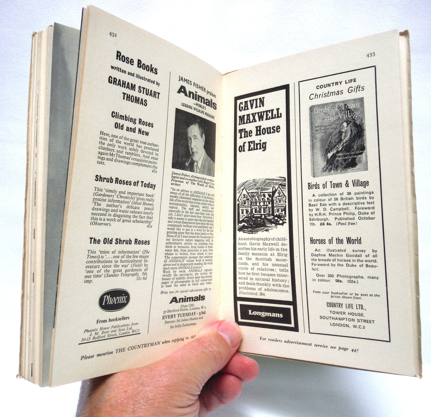 THE COUNTRYMAN, COMES FROM THE COUNTRY, Quarterly Magazine Booklet from Great Britain, by The Bradbury Agnew Press Limited: A PAUL'S SPECIAL 4-PACK OF BOOKS!