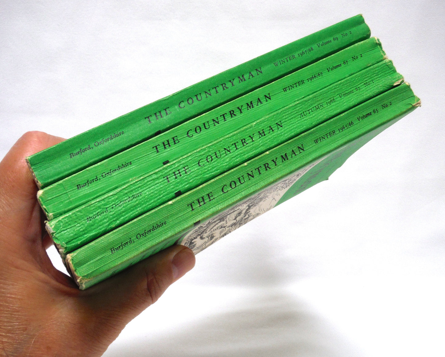 THE COUNTRYMAN, COMES FROM THE COUNTRY, Quarterly Magazine Booklet from Great Britain, by The Bradbury Agnew Press Limited: A PAUL'S SPECIAL 4-PACK OF BOOKS!