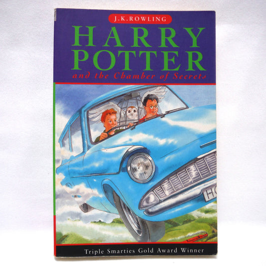 HARRY POTTER and The Chamber of Secrets, by J.K. Rowling (1998 1st Ed.)
