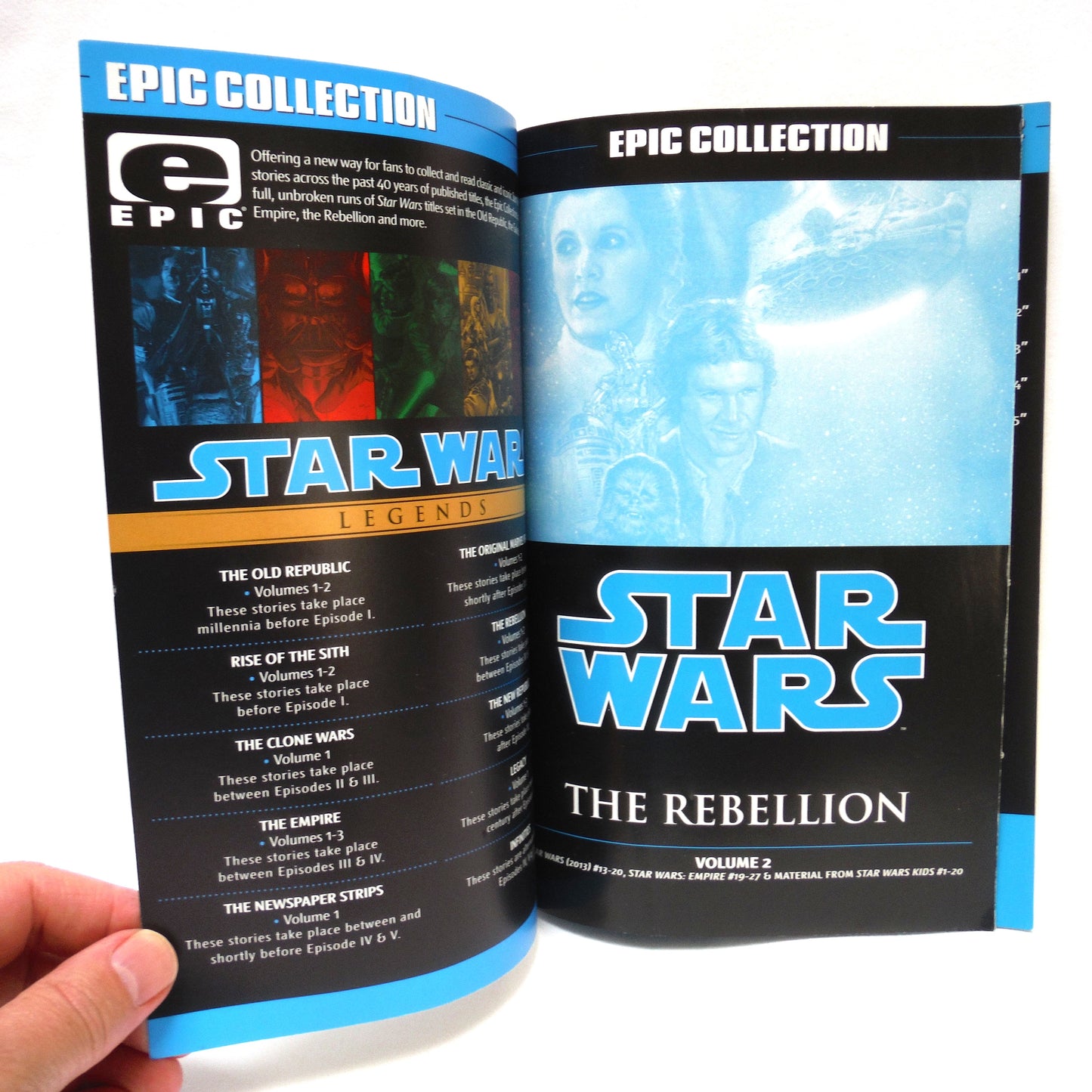 STAR WARS, THE REBELLION, Legends EPIC Collection by MARVEL, VOLUME 2 (2017 1st Ed.)