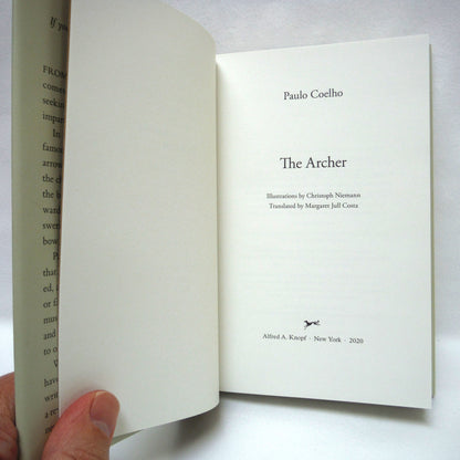 THE ARCHER, A Novel by Paulo Coelho, 2020