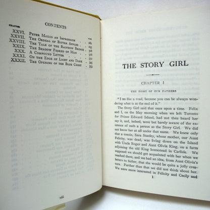 THE STORY GIRL, A Novel by L.M. Montgomery (1972 Reprint Hardcover of the 1944 1st Cdn.Ed )
