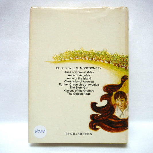THE STORY GIRL, A Novel by L.M. Montgomery (1972 Reprint Hardcover of the 1944 1st Cdn.Ed )