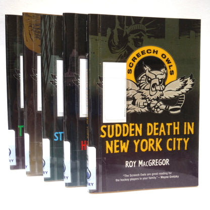 ROY MacGREGOR and THE SCREECH OWLS, A Paul's Special Very Unique Set of 5 Mystery Books!