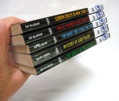 ROY MacGREGOR and THE SCREECH OWLS, A Paul's Special Very Unique Set of 5 Mystery Books!