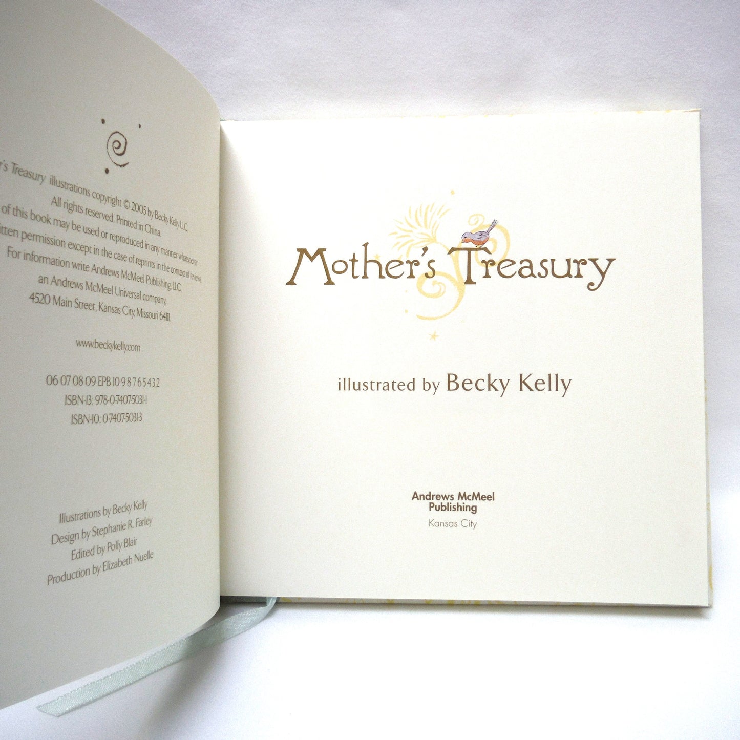 MOTHER'S TREASURY, Edited by Polly Blair and Illustrated by Becky Kelly (2005 1st Ed.)