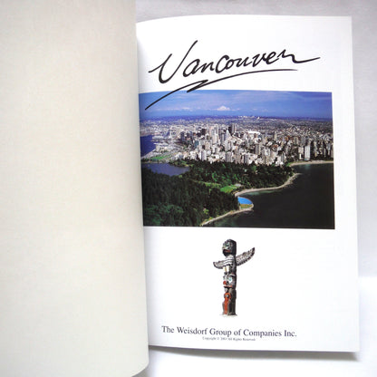 VANCOUVER AND VICTORIA, English Edition Souvenir Tour Guide, by Peggy Stortz and The Irving Weisdorf & Co. Ltd.  (2003 1st Rev. Ed.)