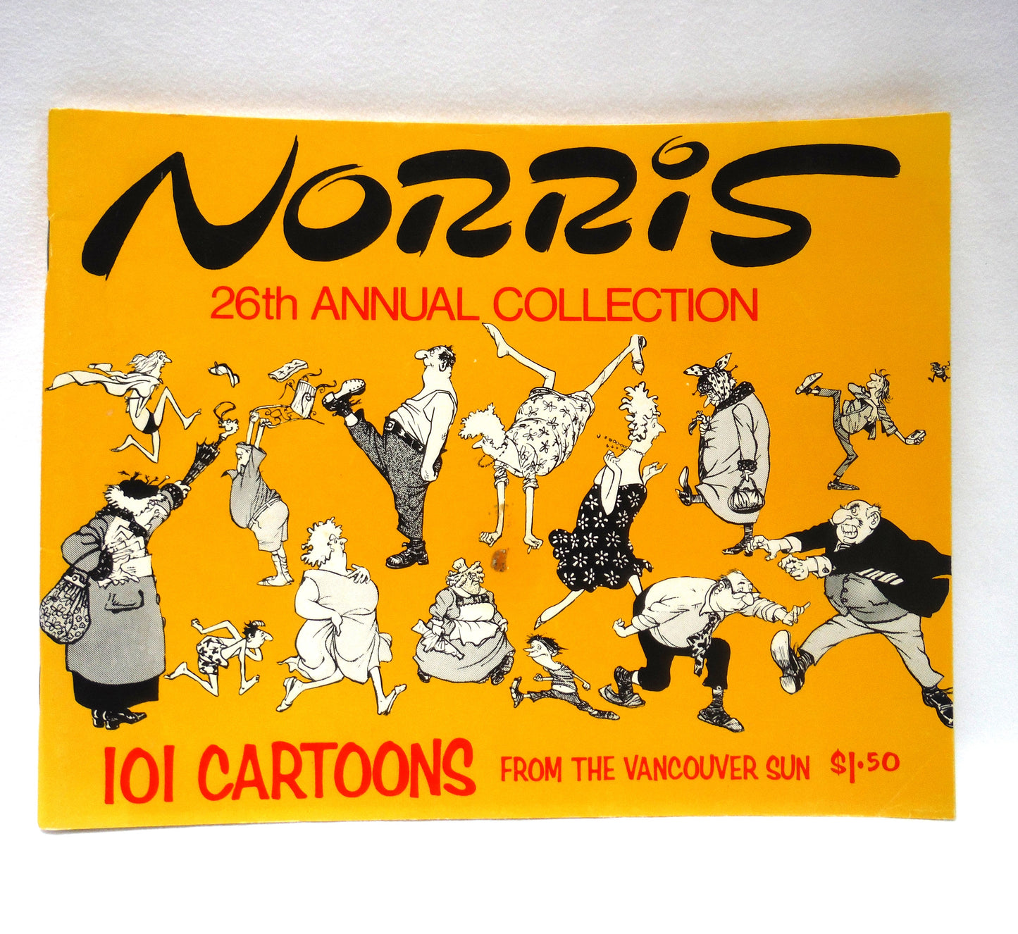 NORRIS, 26th Annual Collection of 101 Cartoons by Len Norris and The Vancouver Sun (1977 1st Ed.)