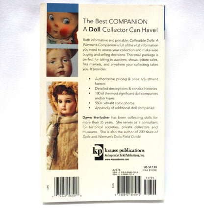 COLLECTIBLE DOLLS, A WARMAN'S COMPANION GUIDE, Written by Dawn Herlocher  (2008 1st Ed.)