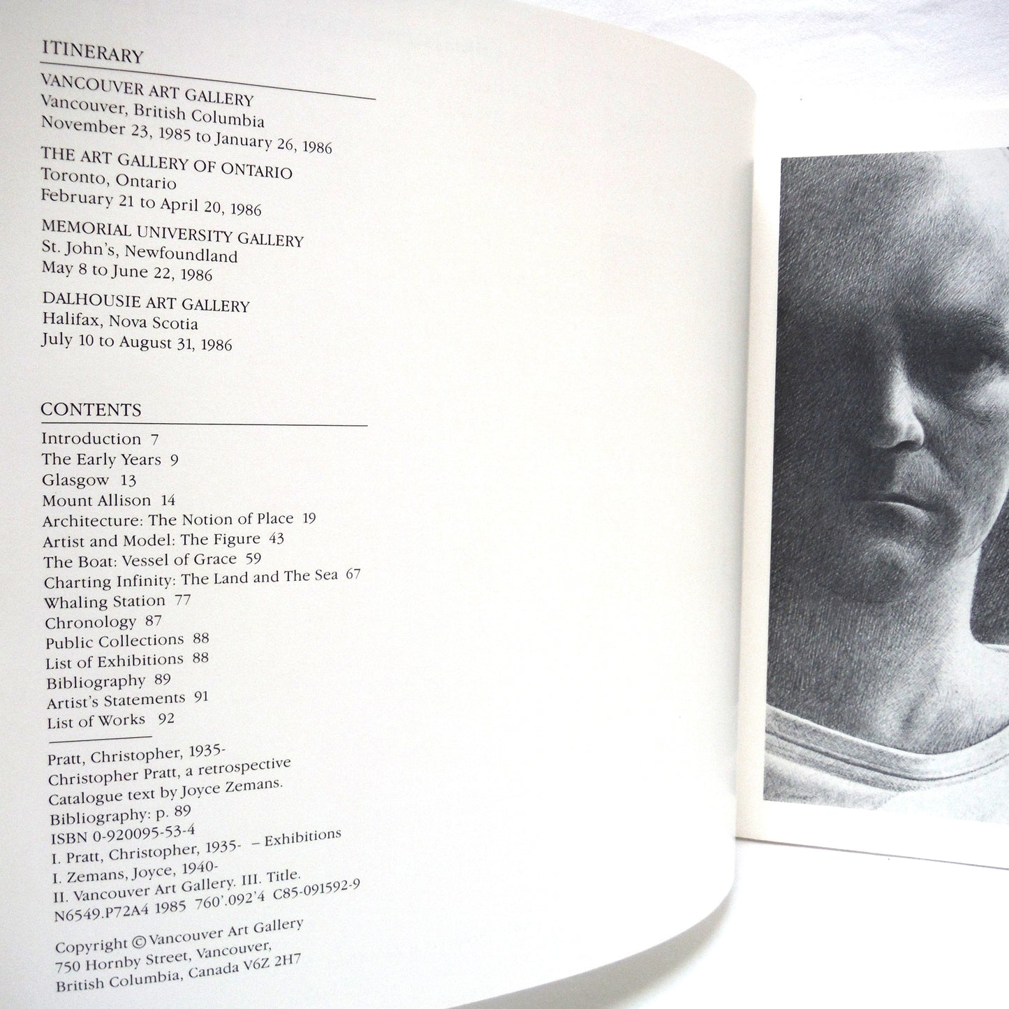 CHRISTOPHER PRATT: A Retrospective Organized By The Vancouver Art Gallery, Catalogue by Joyce Zemans (1986 1st Ed.)