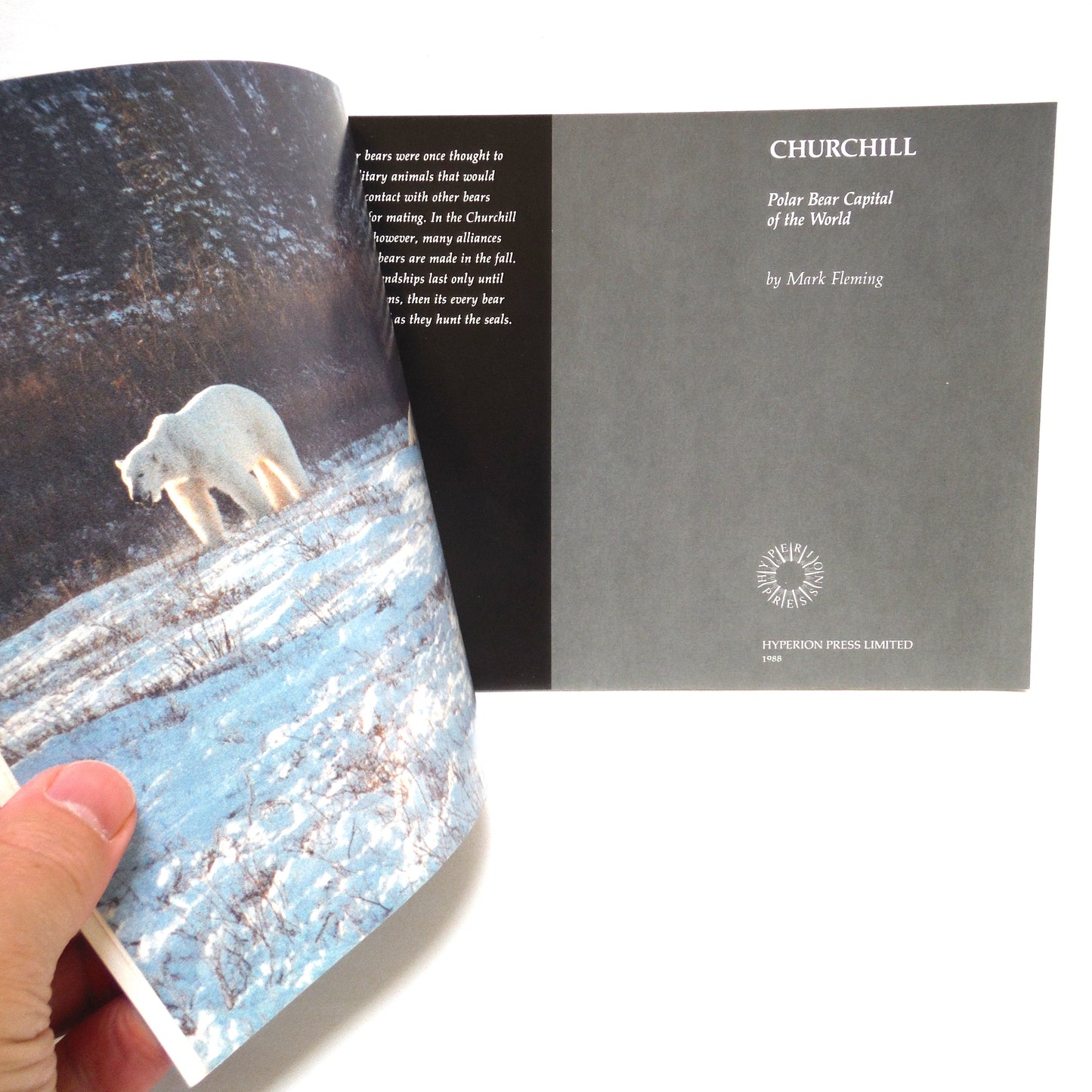CHURCHILL, POLAR BEAR CAPITAL OF THE WORLD, by Mark Fleming (2000 1st Ed.)
