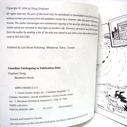 SKOOKUM'S NORTH, The "PAWS" Collection by Doug Urquhart (1994 1st Ed.)