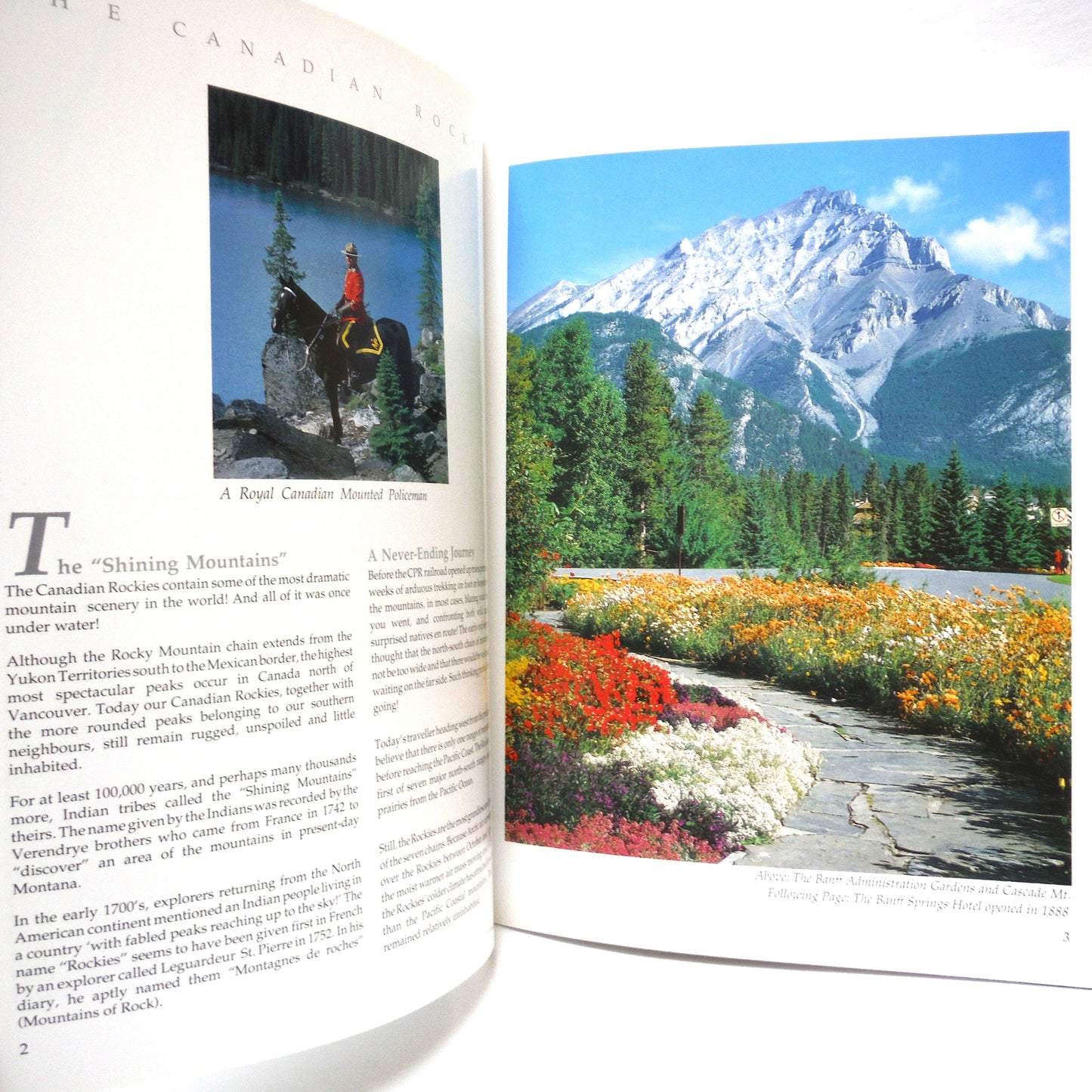 THE CANADIAN ROCKIES, A Pictorial Essay by High Country Colour (1989 1st Ed.)