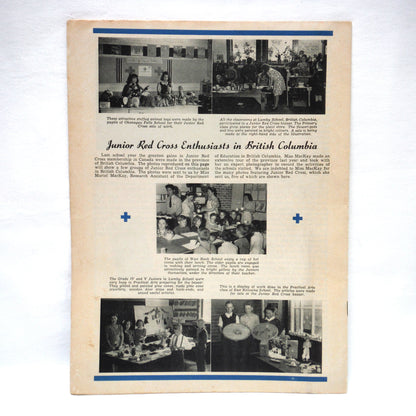 THE CANADIAN RED CROSS JUNIOR MAGAZINE, A Paul's 3-Pack of Antique 1943, 1944, 1946 Canadianna Magazines!