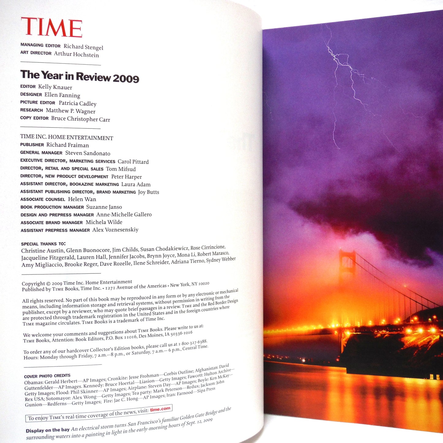 TIME, THE YEAR IN REVIEW Special Edition Magazine, 'Farewell to Kennedy, Jackson and Cronkite', 2009