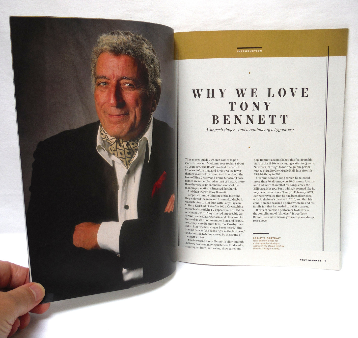 TONY BENNETT  SPECIAL TRIBUTE MAGAZINE (August 3, 1926 - July 21, 2023) by A360 Media, 2023