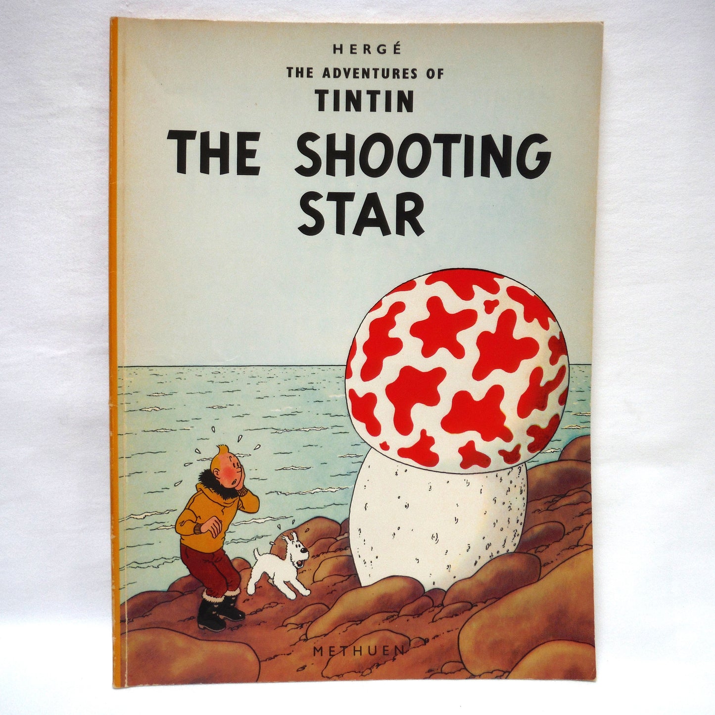 THE ADVENTURES OF TINTIN: A Paul's 3-Pack of Vintage 1975/1977 Tintin Comic Books created by Belgian cartoonist Hergé