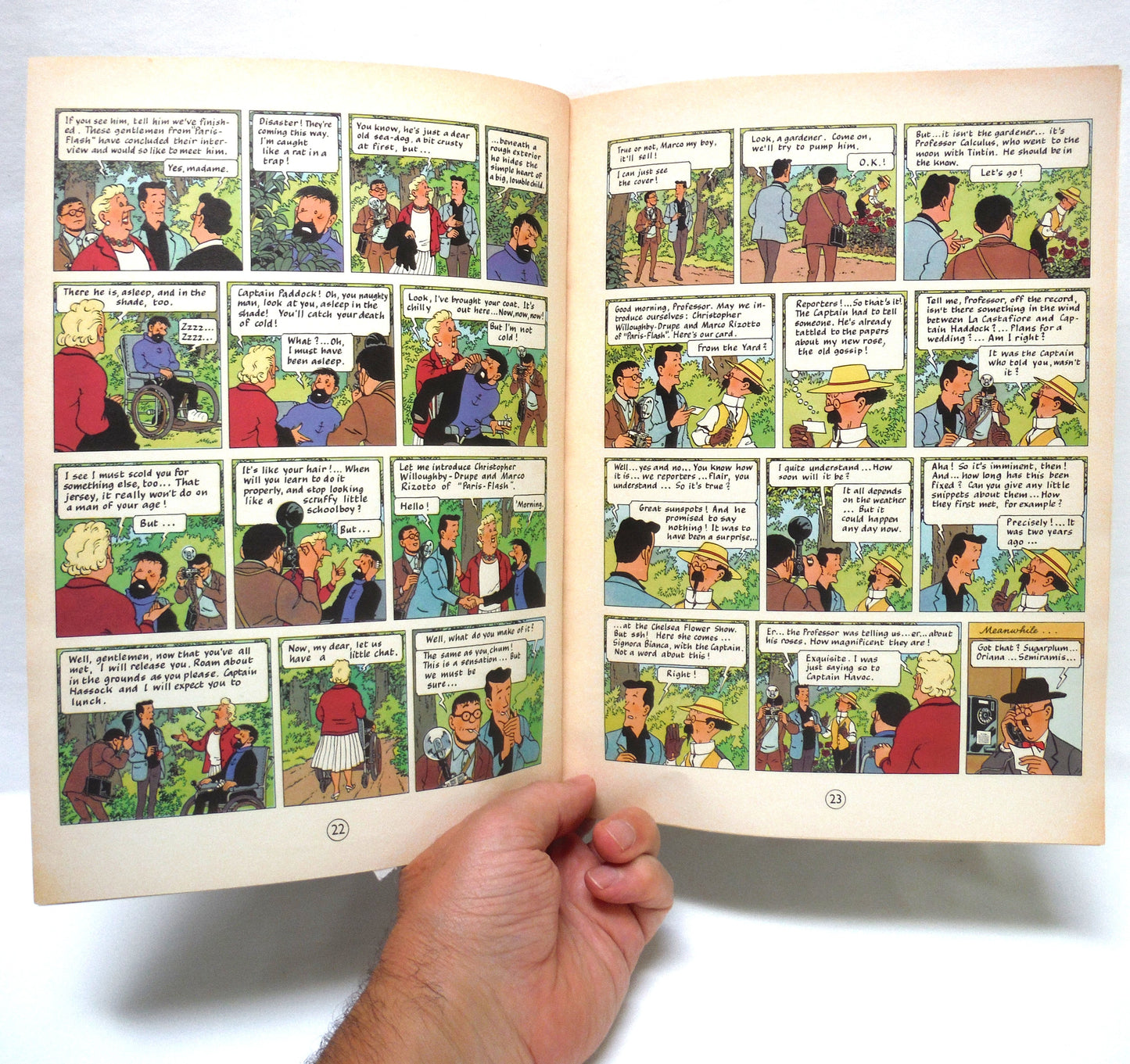 THE ADVENTURES OF TINTIN: A Paul's 3-Pack of Vintage 1975/1977 Tintin Comic Books created by Belgian cartoonist Hergé