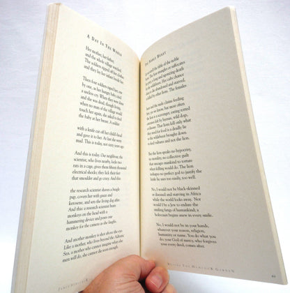 BESIDE THE HEMLOCK GARDEN, On Live and Rights, Poetry by James Strecker (1st Ed. SIGNED)