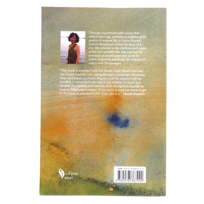 PRECIPITOUS SIGNS: A RAIN JOURNAL by Leanne Boschman (1st Ed. SIGNED)