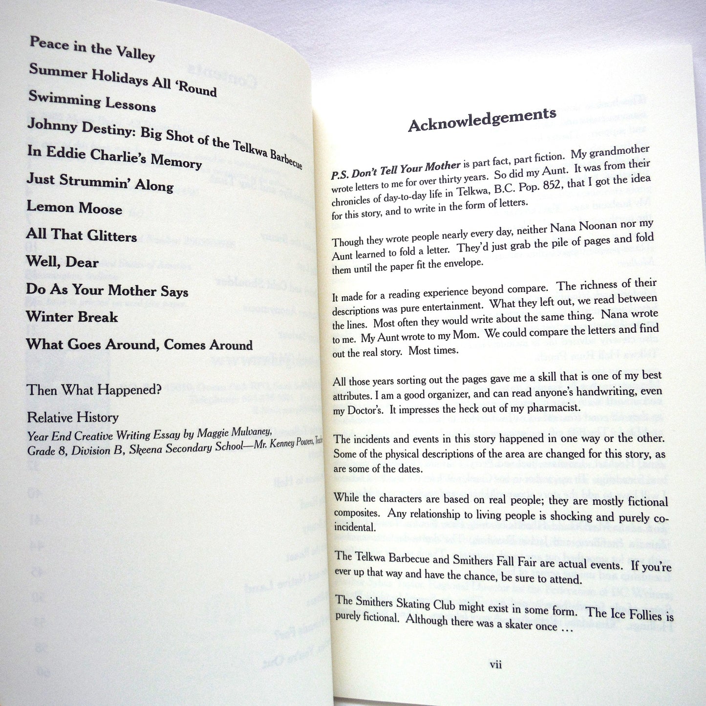 P.S. DON'T TELL YOUR MOTHER, Stories by Margo Bates (1st Ed. SIGNED)