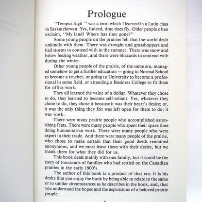 AS SPARKS FLY UPWARD, A 1900's Canadian Prairie Novel by Rex G. Krepps (1st Ed. SIGNED)