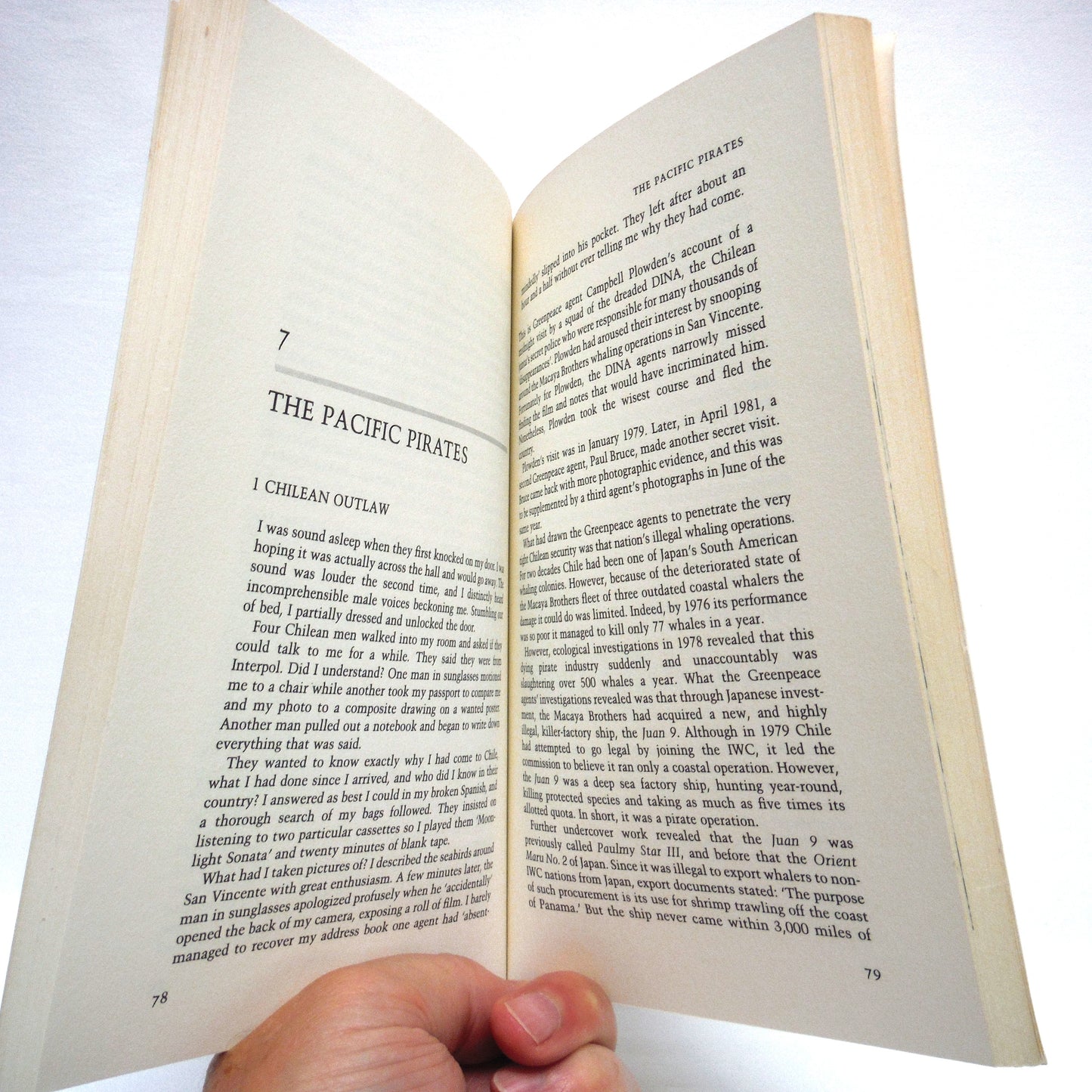 THE WHALE WAR, A tough and timely look at the confrontation between the Save the Whale forces and the whale hunters, by David Day (1st Ed. SIGNED)