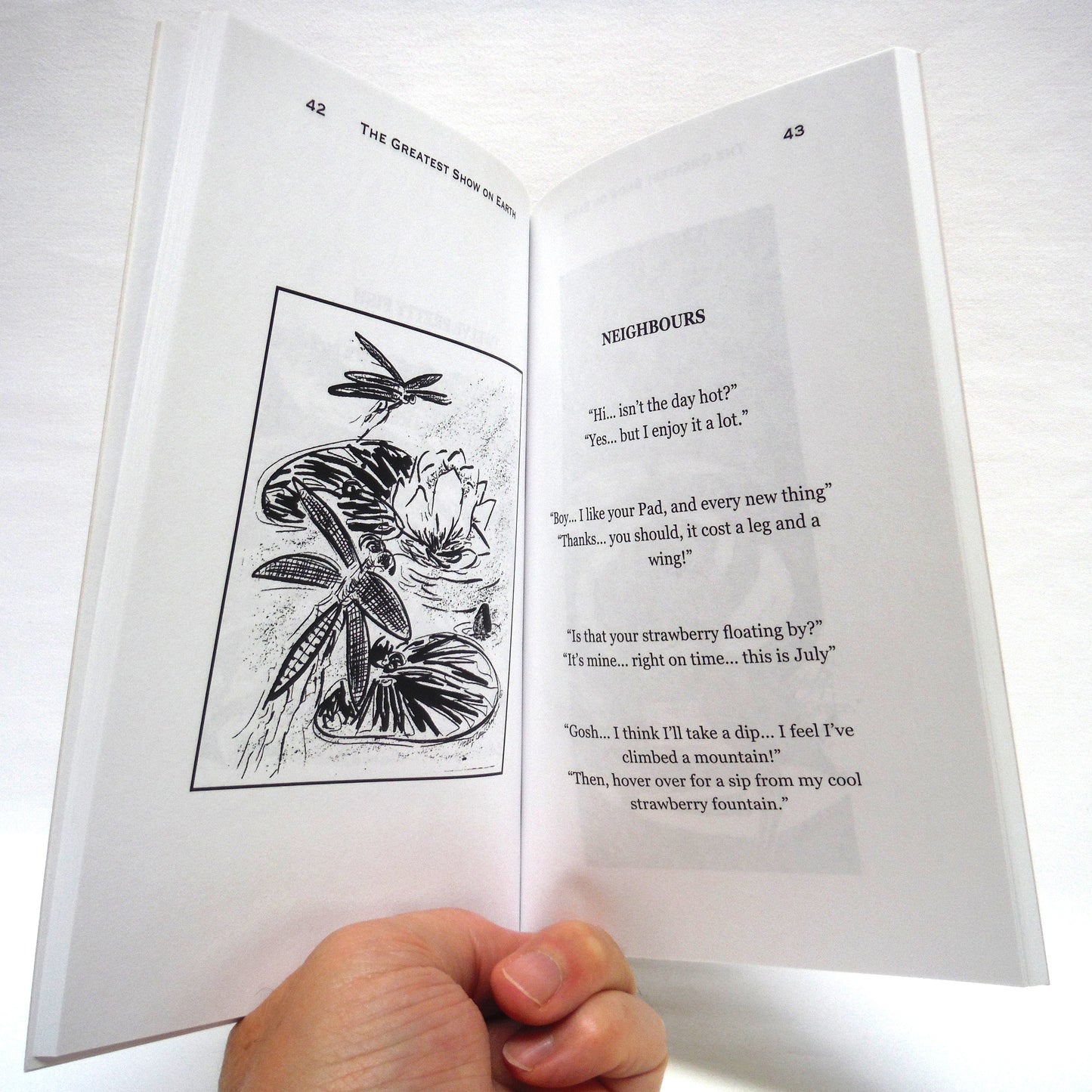 THE GREATEST SHOW ON EARTH, Poetry by Lenore Hellum, and Artwork by Mary Leigh Campbell (1st Ed. SIGNED)