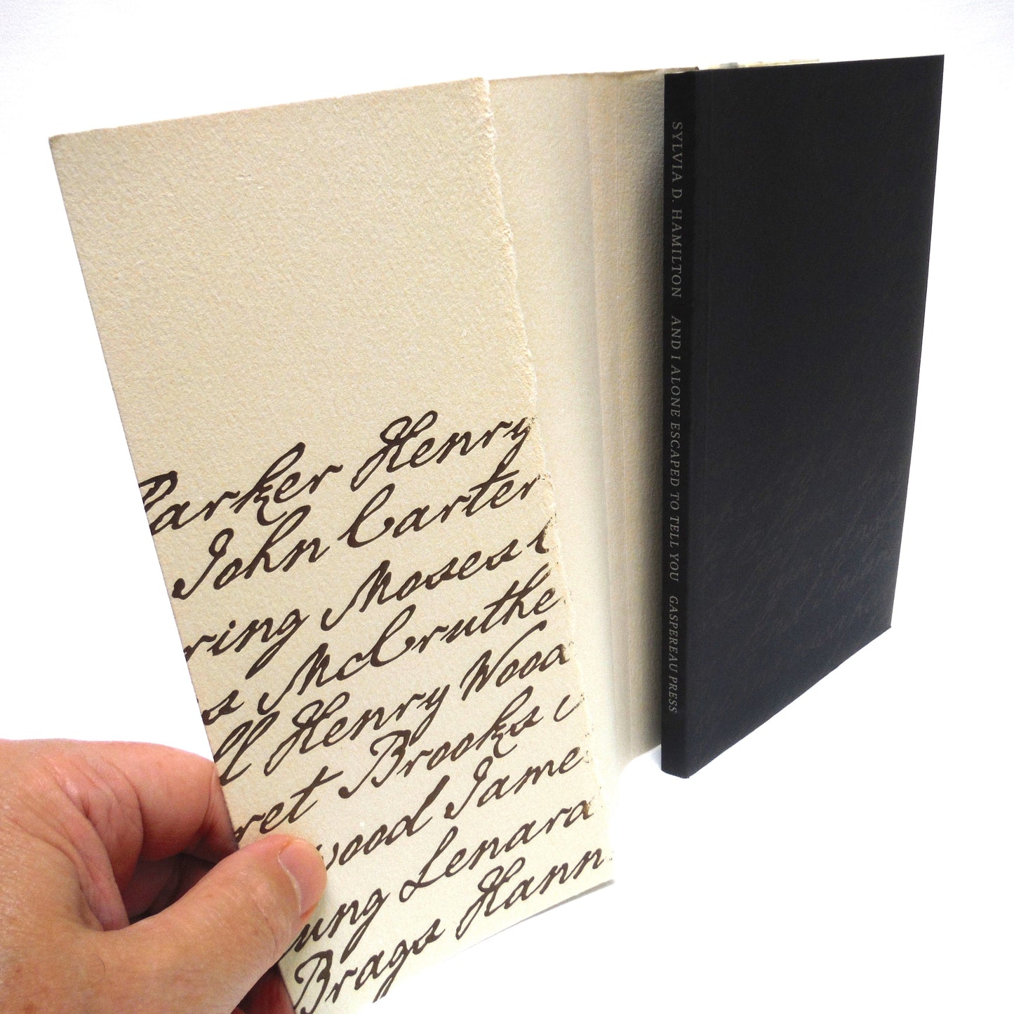 AND I ALONE ESCAPED TO TELL YOU, Poetry by Sylvia D. Hamilton (1st Ed. SIGNED)