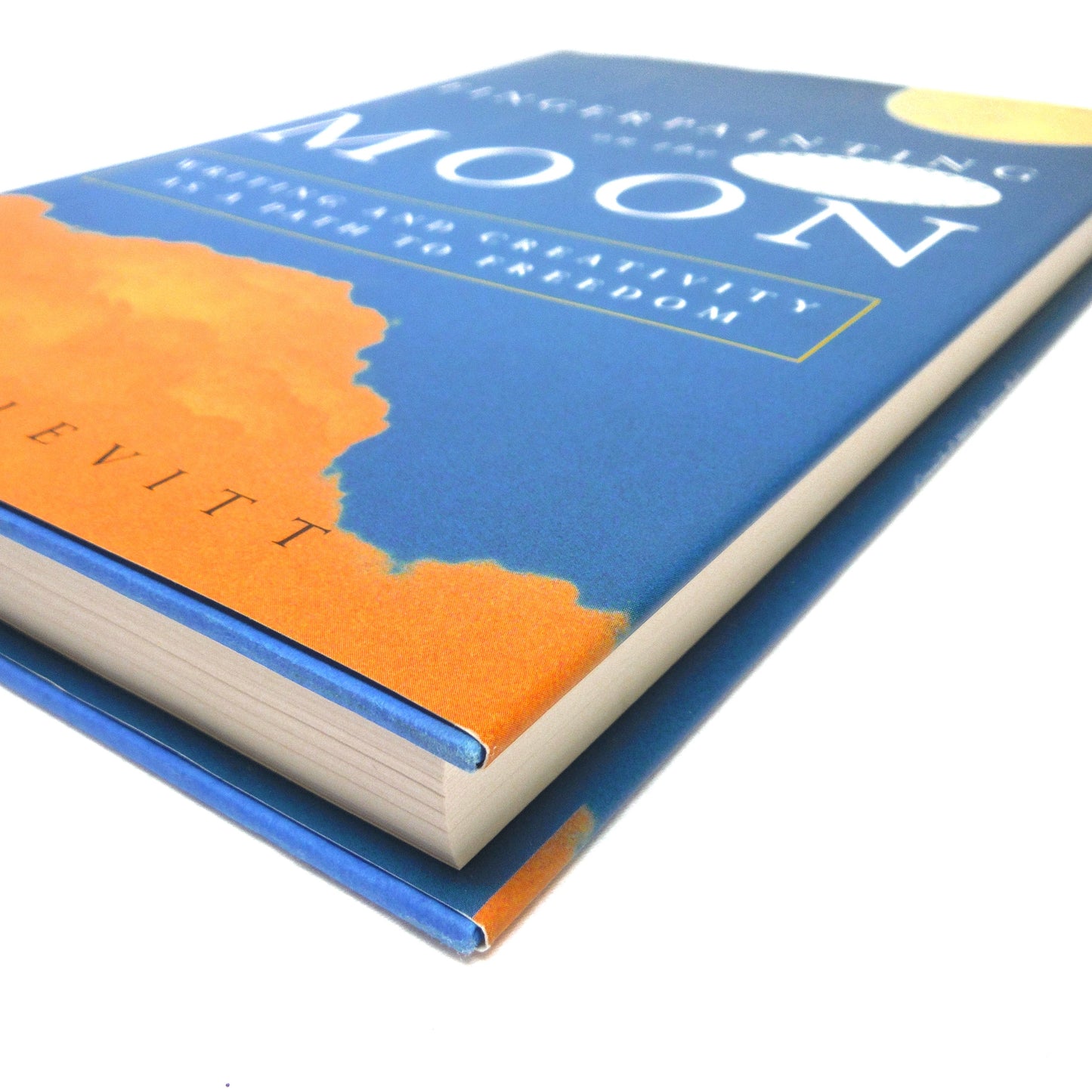 FINGERPAINTING ON THE MOON, Writing and Creativity As A Path To Freedom, by Peter Levitt (1st Ed. SIGNED)