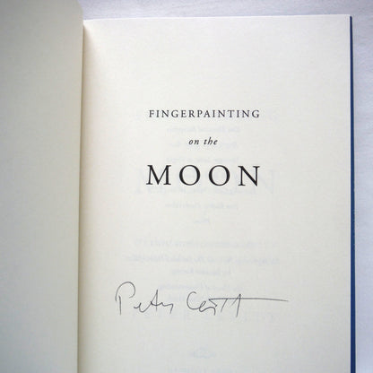 FINGERPAINTING ON THE MOON, Writing and Creativity As A Path To Freedom, by Peter Levitt (1st Ed. SIGNED)