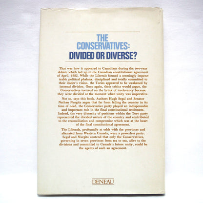 NO SMALL MEASURE, The Progressive Conservatives and the Constitution, by Nathan Nurgitz and Hugh Segal (1st Ed. SIGNED)